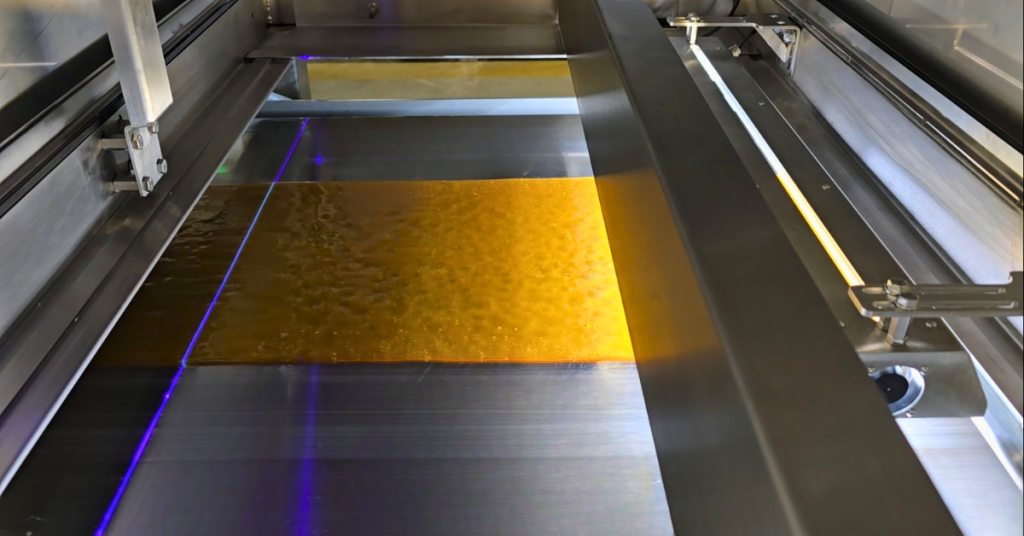Real-Time Volume and Mass Calculation on the Cooling Belt